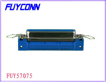 Conector femenino de ángulo recto de la impresora del PWB de 36 Pin Centronic con el clip y Boardlock de la fianza