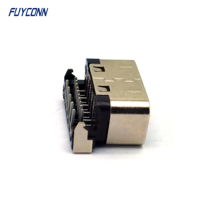 0.4mm Conectores de perfil inferior D-SUB Ángulo derecho PCB de 15 pines Femenino VGA