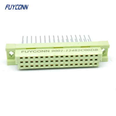15 mm 48 pin DIN41612 conector 3 filas PCB recta Femenino 348 DIN 41612 conector