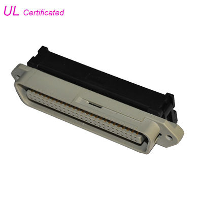 Conector macho fácil y suave de la soldadura de 50 Pin Centronic con la UL certificada del clip de cable