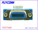 Conector hembra de ángulo recto del PWB de la cinta de Centronic 50pin con la UL de Jack Screws Certified