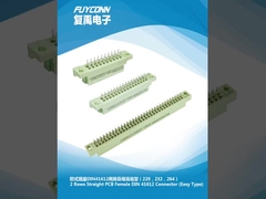 Conector DIN 41612 de 2 filas Conector macho y hembra PCB Eurocard