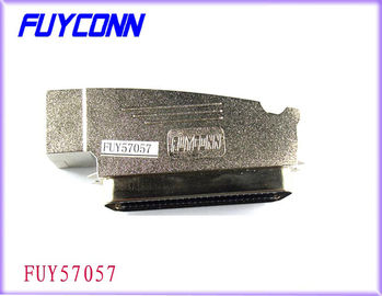 Amphenol 957 100 tipo centronics del enchufe masculino IDC del conector del Pin con la cubierta del cinc