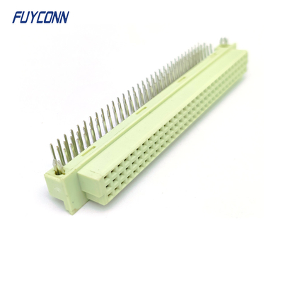 Conector DIN 41612 en ángulo 3 filas de 96 pines de PCB femenino 396 conector DIN41612