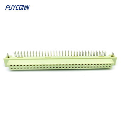 Conector DIN41612 con ángulo femenino 2 filas 64pin 264 DIN 41612 conector de PCB
