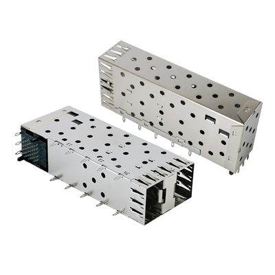 2x1 Ports SFP Female Connector 40 Pin Press-Fit PCB Mount