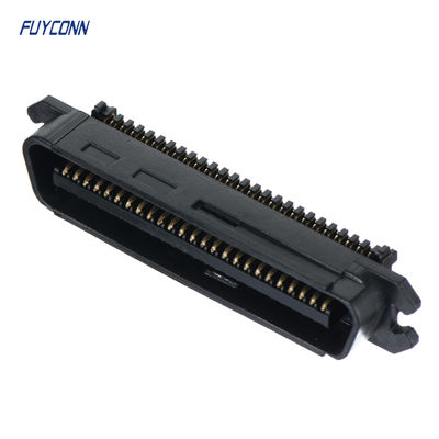 Conector de repuesto TE 552032-1, Conector en forma de D de 50 posiciones, Enchufe, Cable a cable, Montaje de cable (colgante libre), Interlínea de 2.16 mm [0.085 pulg], Cable y alambre, Conectores de acoplamiento CHAMP