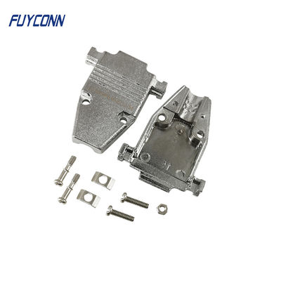 Capó de conector de 15 pines D SUB de metal recubierto de níquel en forma de T