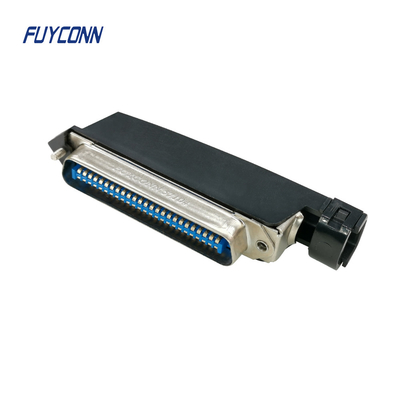 El NC 57 suelda a Pin Male Centronics 50 Pin Connector With Plastic Hood