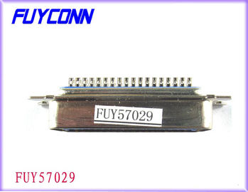 Conector macho de cinta de la soldadura del Pin Centronic de DDK 36 con las nueces de hex., conectores del puerto paralelo