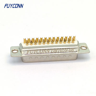 Conector macho 9 del DB del Pin de la máquina de la taza de la soldadura 15 25 37 conector D-SUB mecanizado Pos
