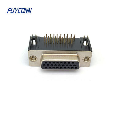 Conector D-SUB de alta densidad de PCB Femenino, 15pin 26pin 44pin 62pin Conector DSUB