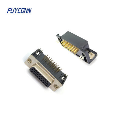 Conector D-SUB de alta densidad de PCB Femenino, 15pin 26pin 44pin 62pin Conector DSUB
