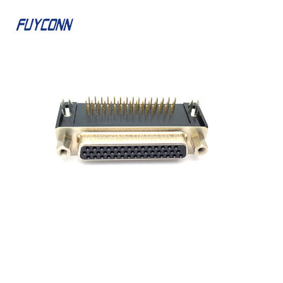 Alta densidad de ángulo recto PCB D-SUB conector 15 / 26 / 44 / 62 Pin conector DB femenino