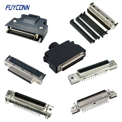 SCSI MDR Conector de placa de circuito impreso de soldadura de la taza IDC Crimp 1.27mm 50pin Conector China