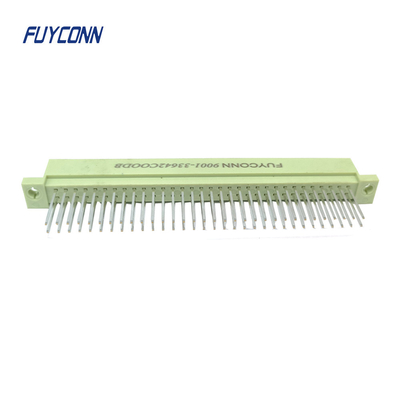 Conector masculino DIN41612 de 15 mm PCB recto 2 filas 2 * 32 pin 64 pin Conector Eurocard