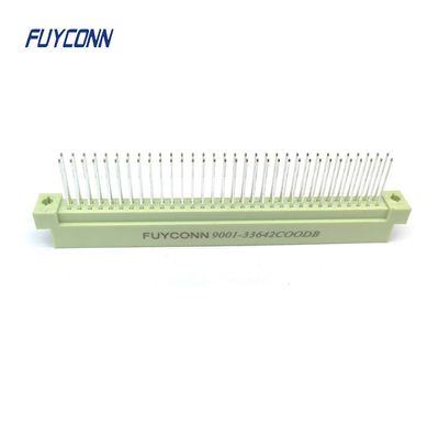 Conector masculino DIN41612 de 15 mm PCB recto 2 filas 2 * 32 pin 64 pin Conector Eurocard