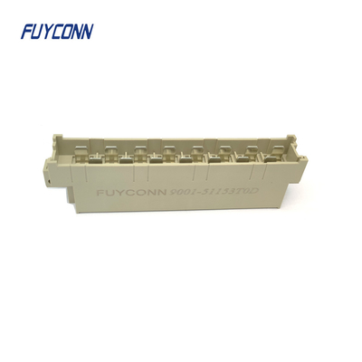 Conector de energía DIN41612 China PCB R/A 7+8 15Pin 5.08mm Conector masculino