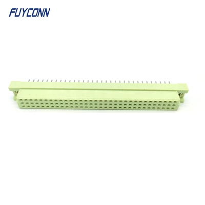3 filas 96 pines de tipo simple DIN41612 Conector Femenino PCB recto