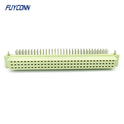Conector DIN 41612 en ángulo 3 filas de 96 pines de PCB femenino 396 conector DIN41612