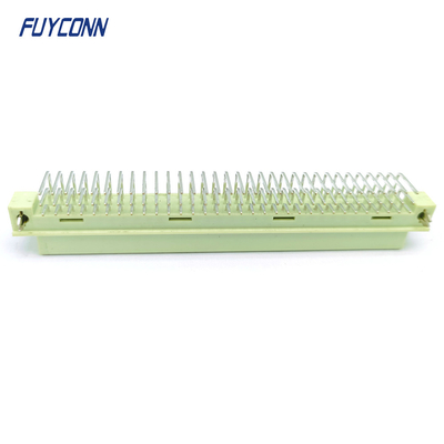 Conector DIN 41612 en ángulo 3 filas de 96 pines de PCB femenino 396 conector DIN41612