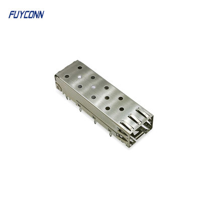 1x1 SFP Cage Connector Press-Fit Termination 1 Port Without Light