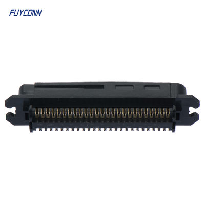 Conector de repuesto TE 552032-1, Conector en forma de D de 50 posiciones, Enchufe, Cable a cable, Montaje de cable (colgante libre), Interlínea de 2.16 mm [0.085 pulg], Cable y alambre, Conectores de acoplamiento CHAMP