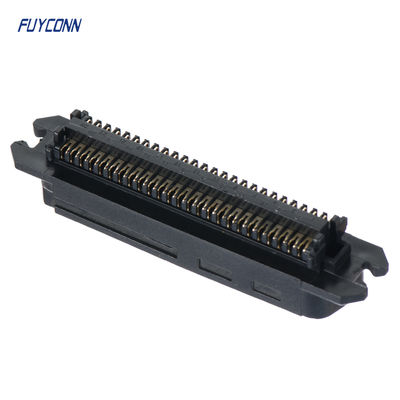 Conector de repuesto TE 552032-1, Conector en forma de D de 50 posiciones, Enchufe, Cable a cable, Montaje de cable (colgante libre), Interlínea de 2.16 mm [0.085 pulg], Cable y alambre, Conectores de acoplamiento CHAMP