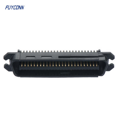 Conector de repuesto TE 552032-1, Conector en forma de D de 50 posiciones, Enchufe, Cable a cable, Montaje de cable (colgante libre), Interlínea de 2.16 mm [0.085 pulg], Cable y alambre, Conectores de acoplamiento CHAMP
