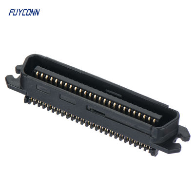 Conector de repuesto TE 552032-1, Conector en forma de D de 50 posiciones, Enchufe, Cable a cable, Montaje de cable (colgante libre), Interlínea de 2.16 mm [0.085 pulg], Cable y alambre, Conectores de acoplamiento CHAMP
