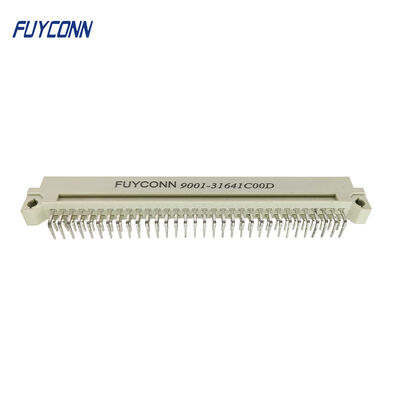 Reemplazar Harting P/N 09 02 164 2921 B064MS-3, Tipo de señal DIN B, conector macho de soldar en ángulo de 64 polos