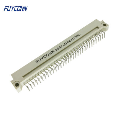 64P PCB de ángulo recto DIN 41612 Conector, 2 filas Conector masculino Eurocard
