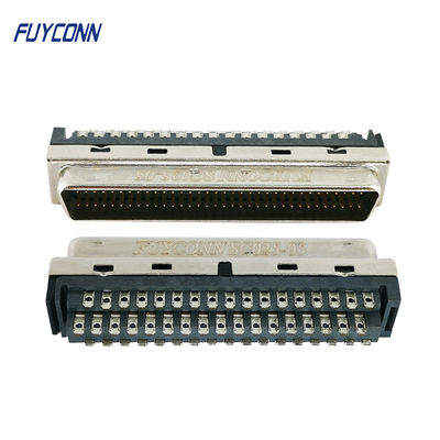 Conector SCSI de cable macho 68 pin con terminal de soldadura Conector de cable MDR