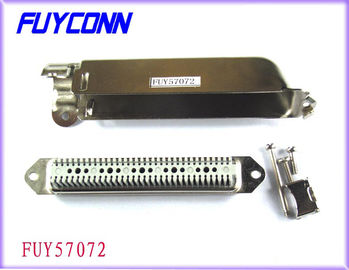 64 conector centronics masculino del enchufe del conector 32pairs de Pin Amphenol IDC con la cubierta del metal de 90 grados