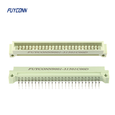 2 rema 50 la echada de Pin Male Connector 2.54m m, conector del PWB DIN41612