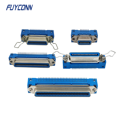 Conector centronics femenino de ángulo recto 14pin 24pin 36pin 50pin 64pin del PWB