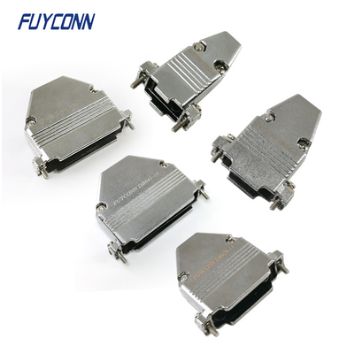 Metal SUB recto Backshell de la entrada del top del conector del polvo 9pin 15pin 25pin 37pin 50pin D