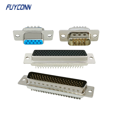 Hembra recta de la taza de la soldadura del PWB/conector SUB 9Pin 15Pin 25Pin 37Pin 78Pin del varón D