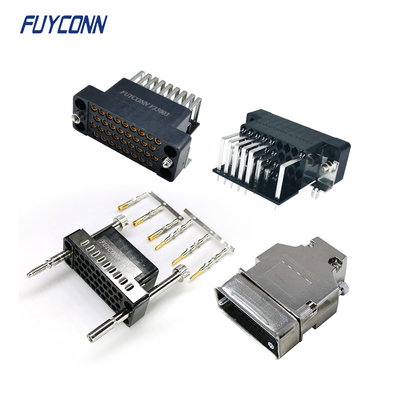 conector de ángulo recto, hembra del PWB/de 34pin V.35 conector que prensa masculino V35