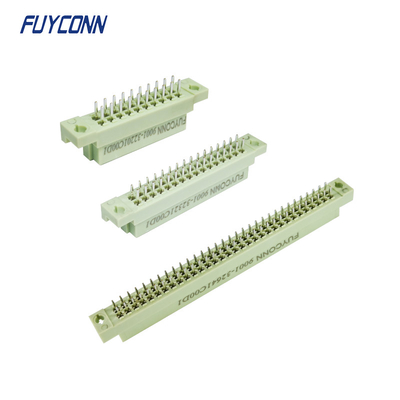 Euro femenino 2 terminales verticales del conector del estruendo 41612 del PWB de las filas 20pin 32pin 64pin