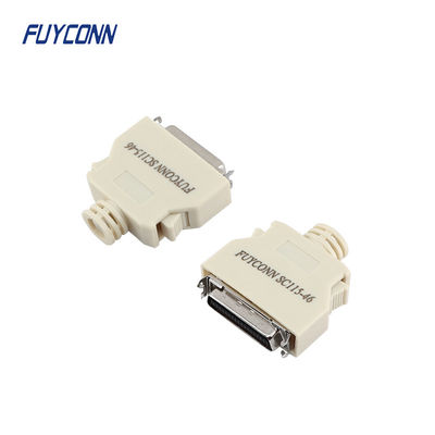 Mini D conector de cinta de la soldadura del servo masculino SCSI 36 Pin Brass Gold Plated