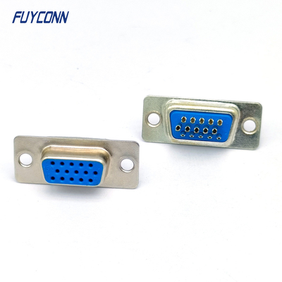 Conector de alta densidad de D-SUB, conector femenino del DB de la taza de la soldadura de 15pin 26pin 44pin 62pin