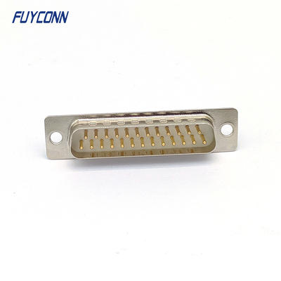 Conector masculino 9 del DB del Pin de la máquina de la taza de la soldadura posición 15 25 37 con los contactos redondos