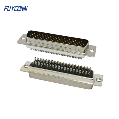 tipo de cable de la taza de la soldadura del conector de 78pin D-SUB alta densidad masculina