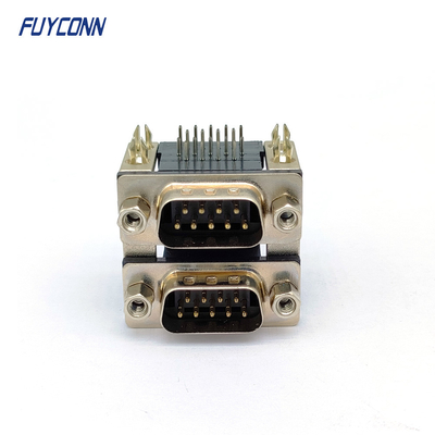 Varón al conector SUB del varón D, 9/15/25/37 conectores de Pin Twins D-SUB
