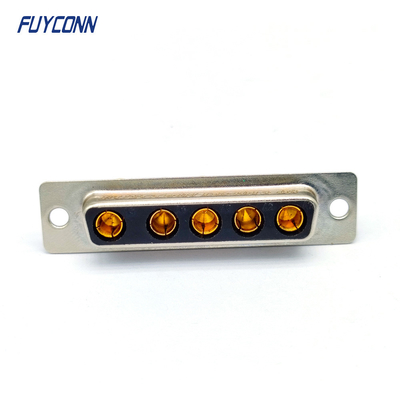 conectores de 5W5 D-SUB, conector de gran intensidad del DB de Pin Solder Cup de la hembra 5