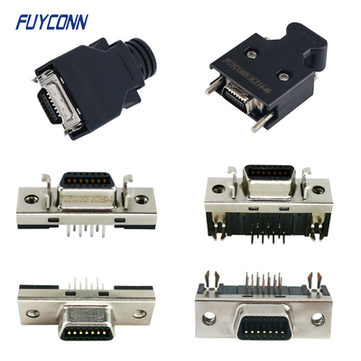 14pin SCSI 1.27mm Conector PCB / Copo de soldadura / IDC Crimping Hombre / Mujer