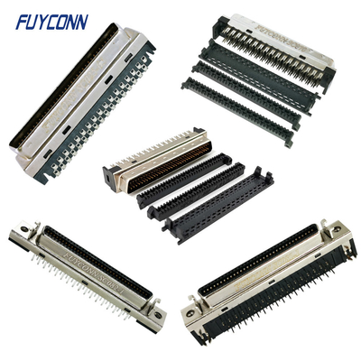 68pin SCSI MDR Conector de placa de circuito impreso de soldadura de la taza IDC Crimp 1.27mm Tipo CN