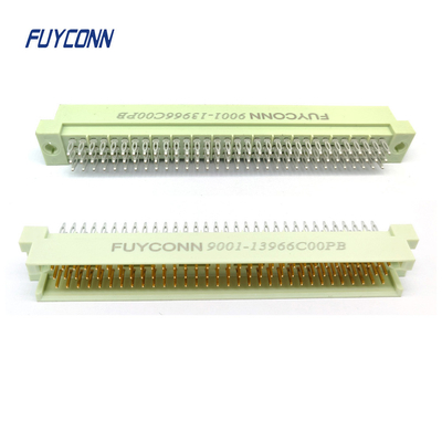 Tipo de PCB de conector masculino sin soldadura DIN41612 de 3 filas de 96 pines