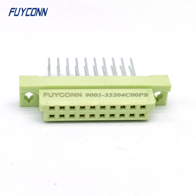 13 mm DIN 41612 Conector 2 filas 20 pines Presione el pin Femenino DIN41612 Conector